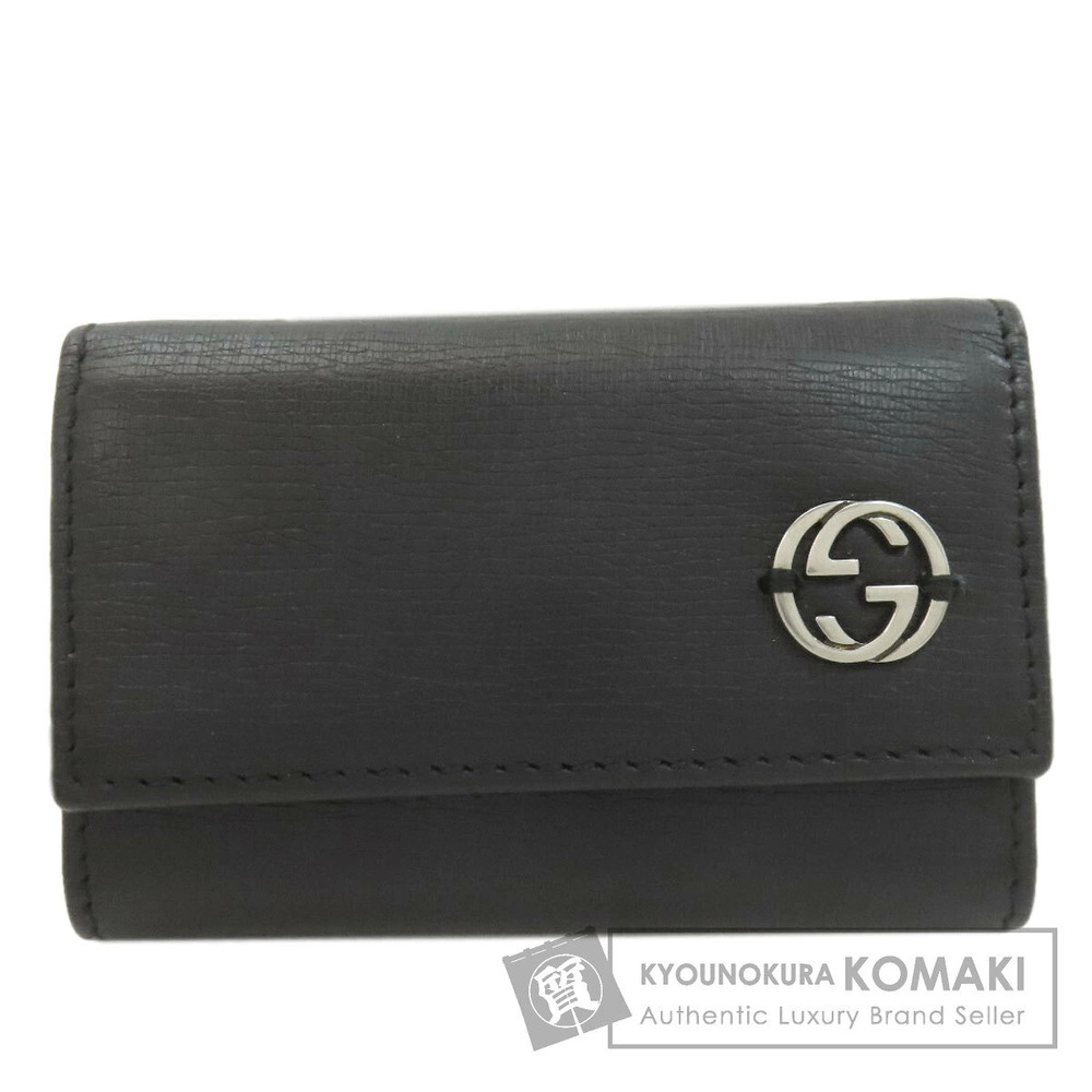 Gucci Interlocking G Key Case Wallet Leather